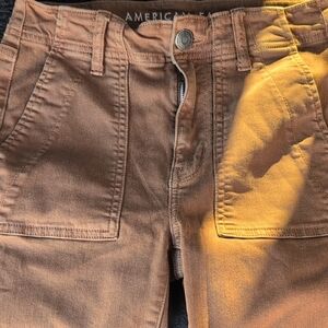 American Eagle Outfitters Tan Skinny Jeans